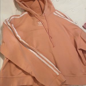 Cropped adidas hoodie